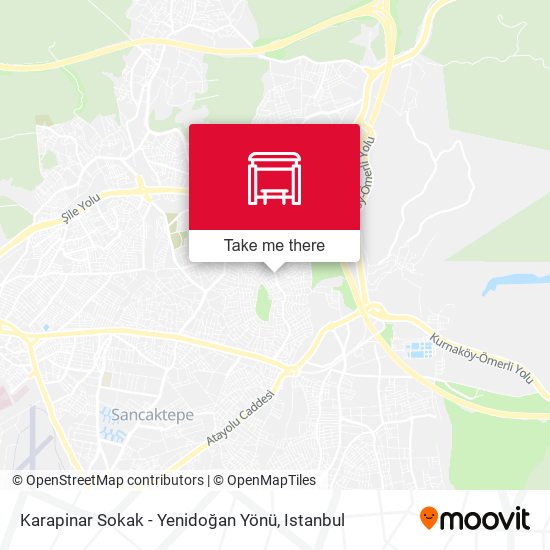 Karapinar Sokak - Yenidoğan Yönü map