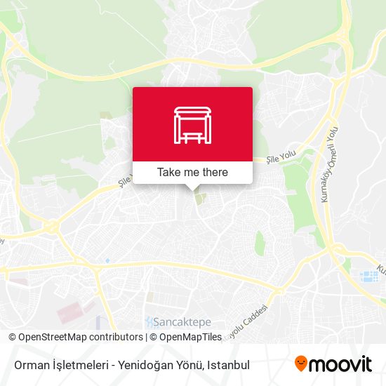 Orman İşletmeleri - Yenidoğan Yönü map