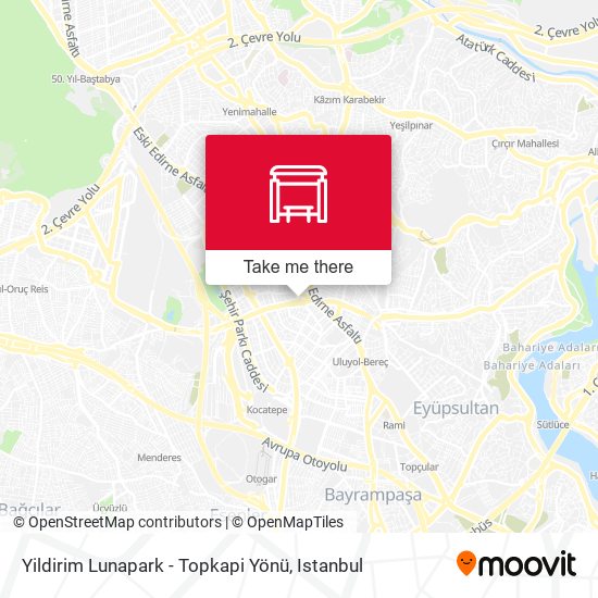 Yildirim Lunapark - Topkapi Yönü map