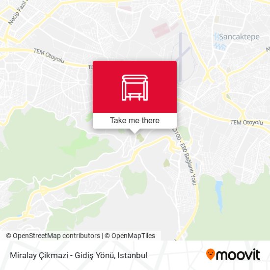 Miralay Çikmazi - Gidiş Yönü map