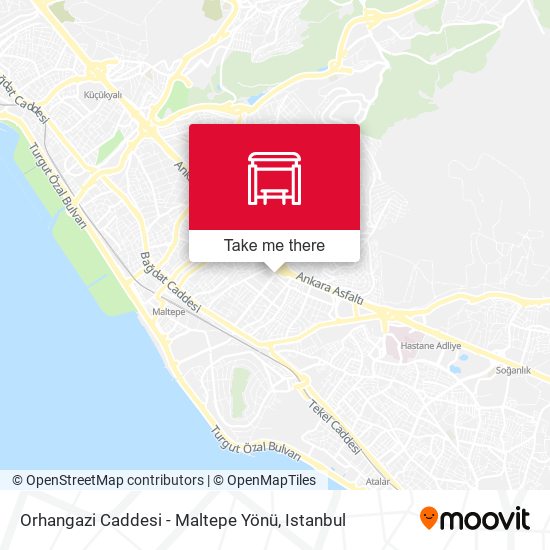 Orhangazi Caddesi - Maltepe Yönü map