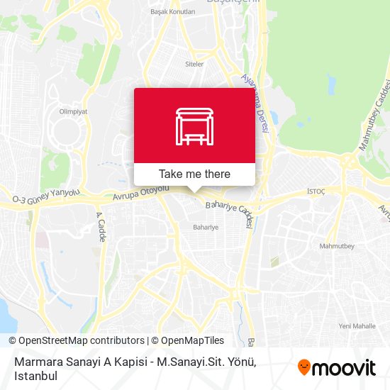 Marmara Sanayi A Kapisi - M.Sanayi.Sit. Yönü map
