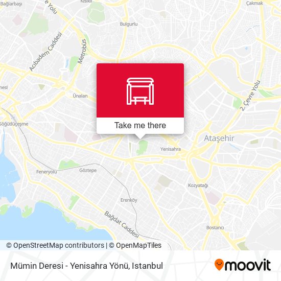 Mümin Deresi - Yenisahra Yönü map