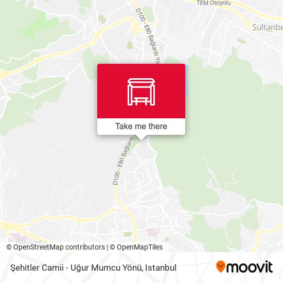 Şehitler Camii - Uğur Mumcu Yönü map