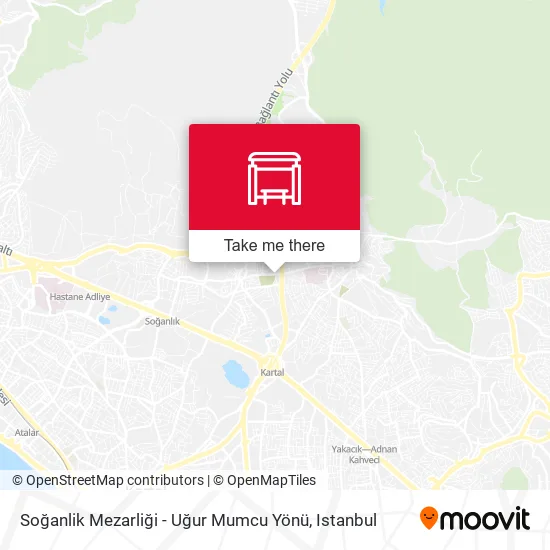 Soğanlik Mezarliği - Uğur Mumcu Yönü map