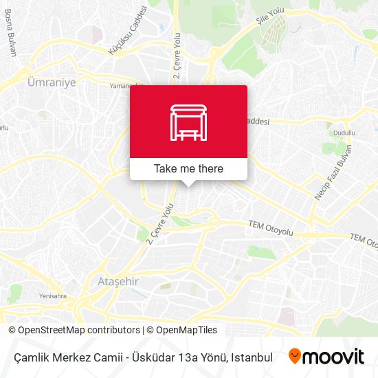 Çamlik Merkez Camii - Üsküdar 13a Yönü map
