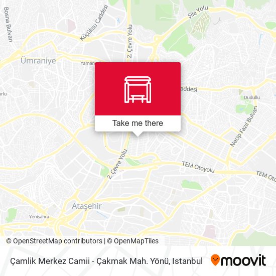 Çamlik Merkez Camii - Çakmak Mah. Yönü map