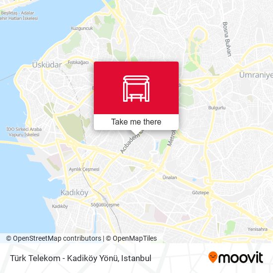 Türk Telekom - Kadiköy Yönü map