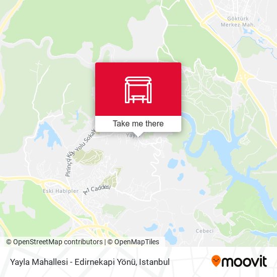 Yayla Mahallesi - Edirnekapi Yönü map