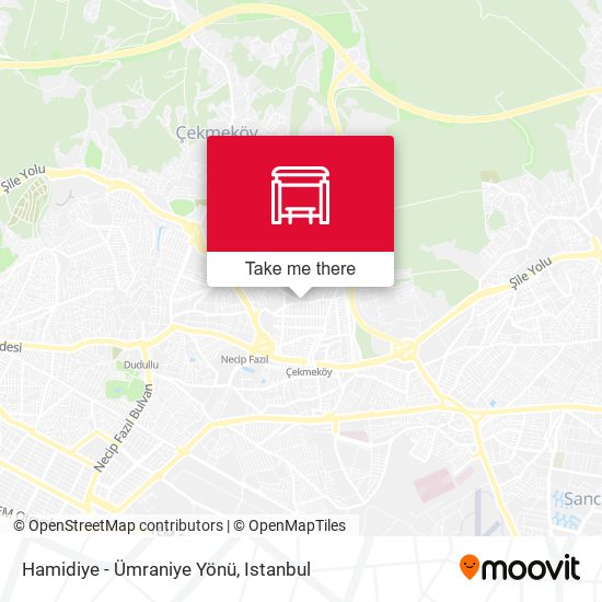 Hamidiye - Ümraniye Yönü map