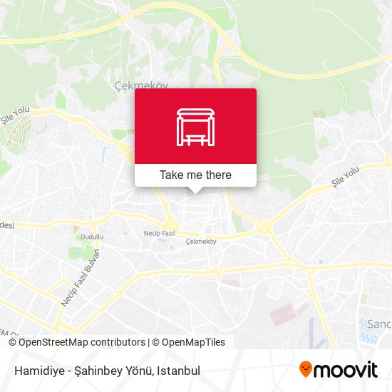 Hamidiye - Şahinbey Yönü map