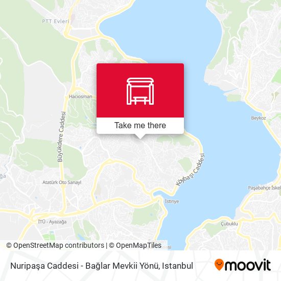 Nuripaşa Caddesi - Bağlar Mevkii Yönü map