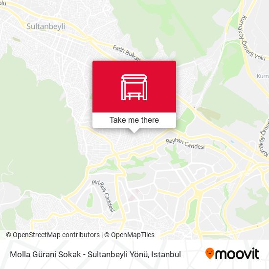 Molla Gürani Sokak - Sultanbeyli Yönü map