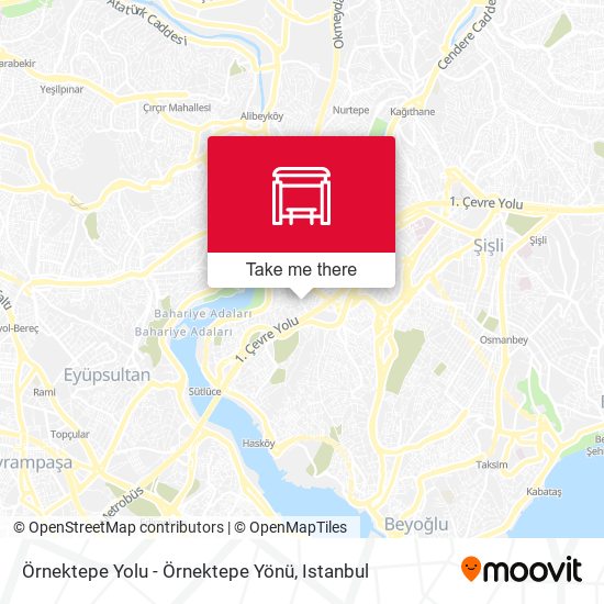 Örnektepe Yolu - Örnektepe Yönü map