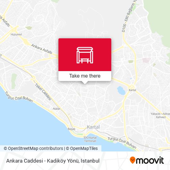 Ankara Caddesi - Kadiköy Yönü map