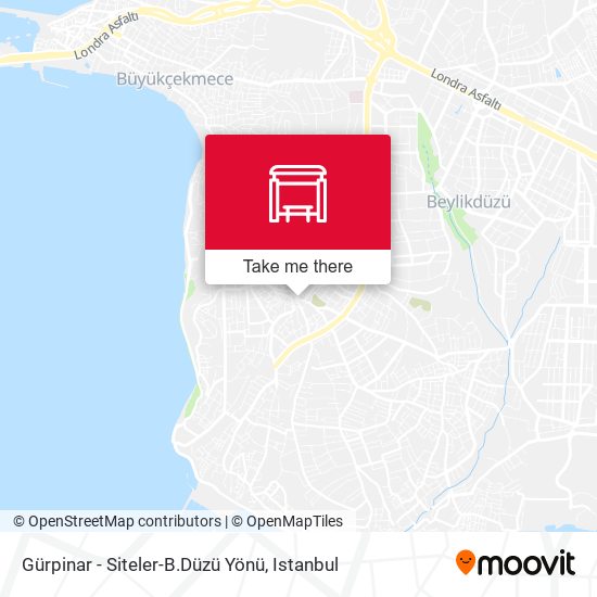 Gürpinar - Siteler-B.Düzü Yönü map