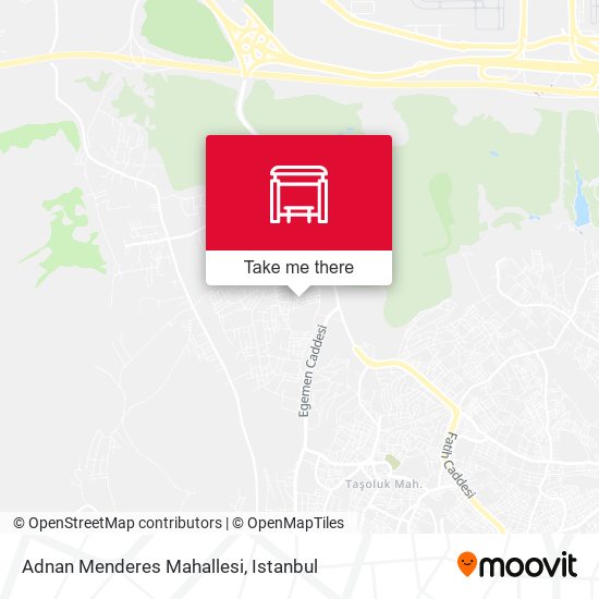 Adnan Menderes Mahallesi map