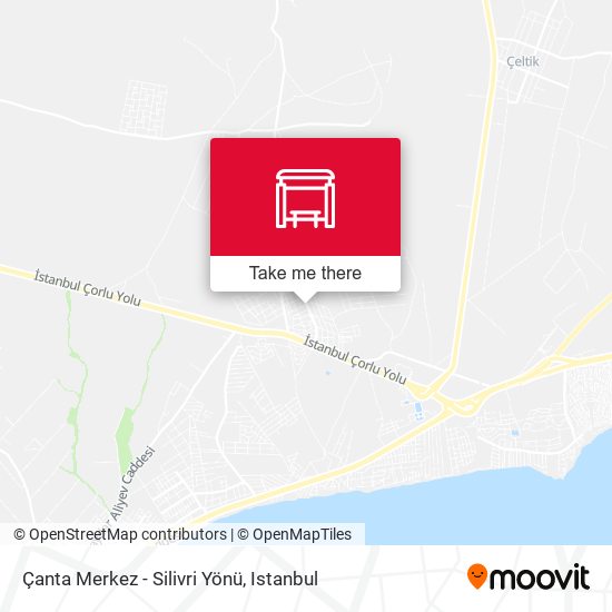 Çanta Merkez - Silivri Yönü map