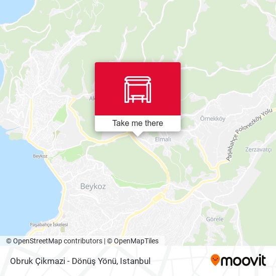 Obruk Çikmazi - Dönüş Yönü map