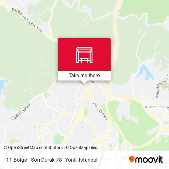 11.Bölge - Son Durak 78f Yönü map