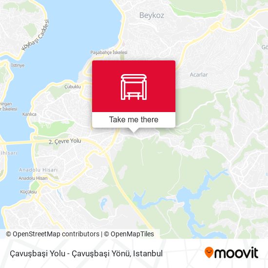 Çavuşbaşi Yolu - Çavuşbaşi Yönü map