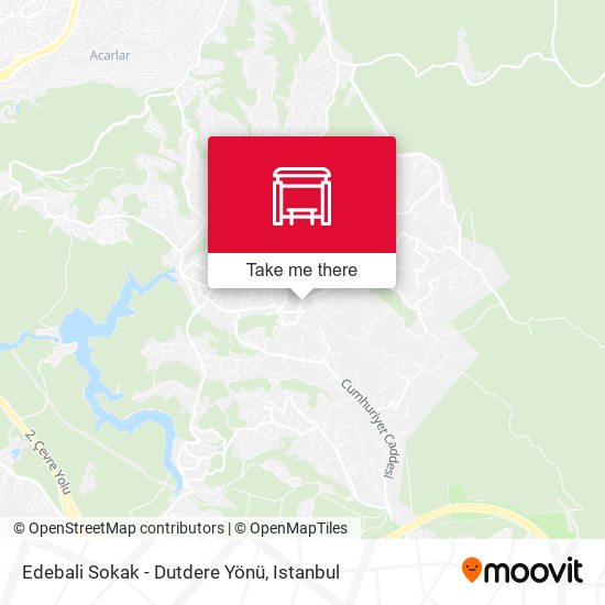 Edebali Sokak - Dutdere Yönü map