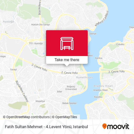 Fatih Sultan Mehmet - 4.Levent Yönü map