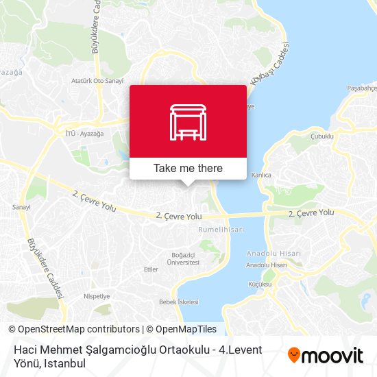 Haci Mehmet Şalgamcioğlu Ortaokulu - 4.Levent Yönü map
