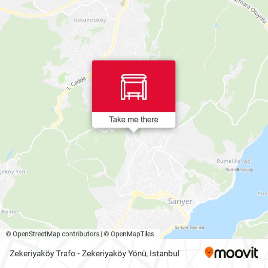 Zekeriyaköy Trafo - Zekeriyaköy Yönü map