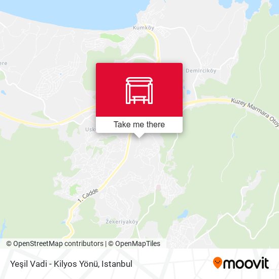 Yeşil Vadi - Kilyos Yönü map