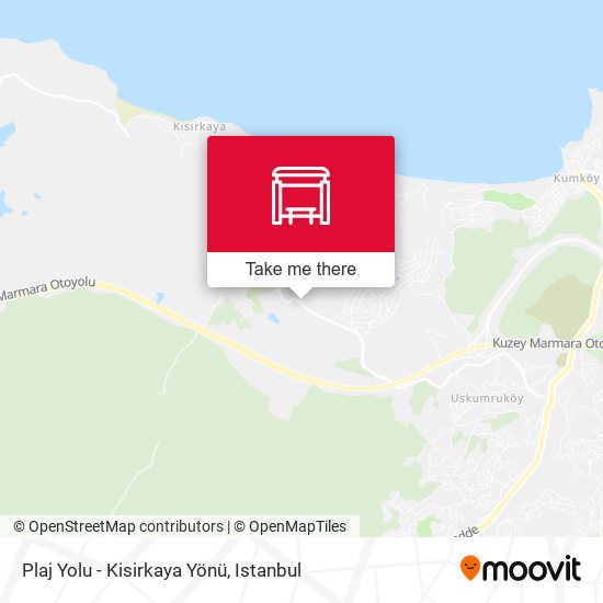 Plaj Yolu - Kisirkaya Yönü map