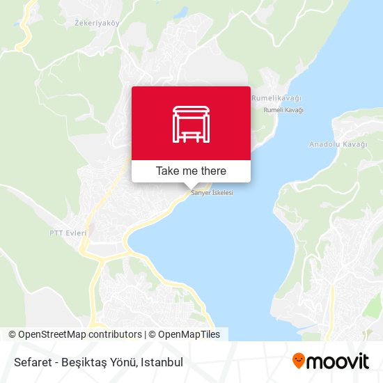 Sefaret - Beşiktaş Yönü map