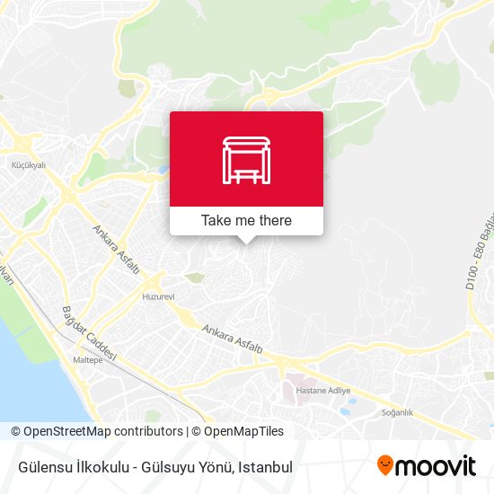 Gülensu İlkokulu - Gülsuyu Yönü map