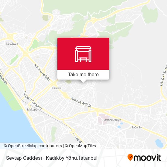 Sevtap Caddesi - Kadiköy Yönü map
