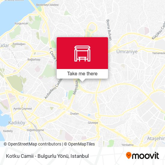 Kotku Camii - Bulgurlu Yönü map