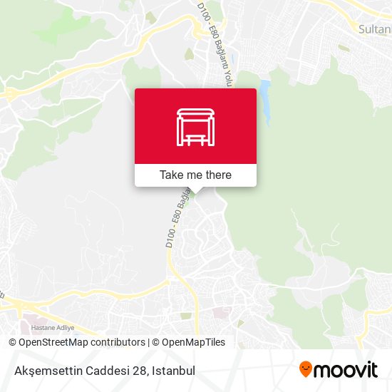 Akşemsettin Caddesi 28 map