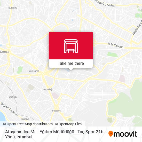 Ataşehir İlçe Milli Eğitim Müdürlüğü - Taç Spor 21b Yönü map