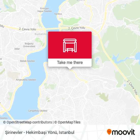 Şirinevler - Hekimbaşi Yönü map