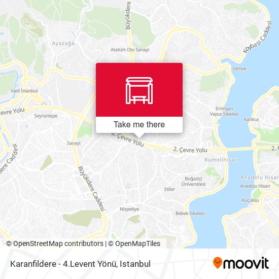 Karanfildere - 4.Levent Yönü map