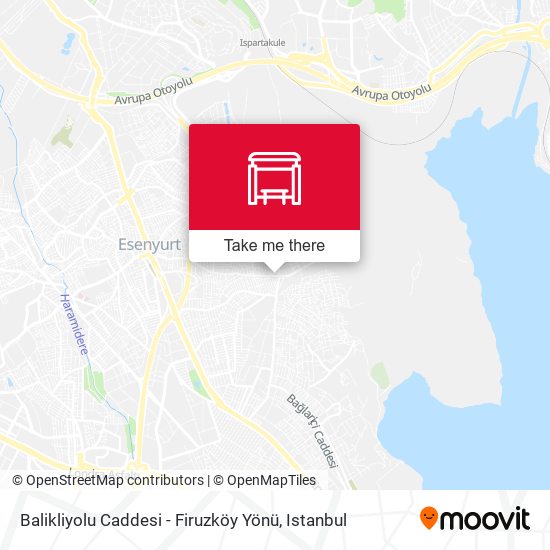 Balikliyolu Caddesi - Firuzköy Yönü map
