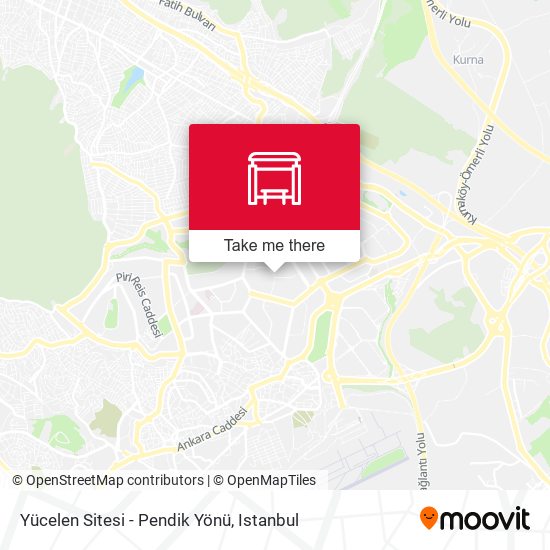 Yücelen Sitesi - Pendik Yönü map