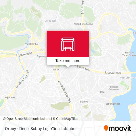 Orbay - Deniz Subay Loj. Yönü map