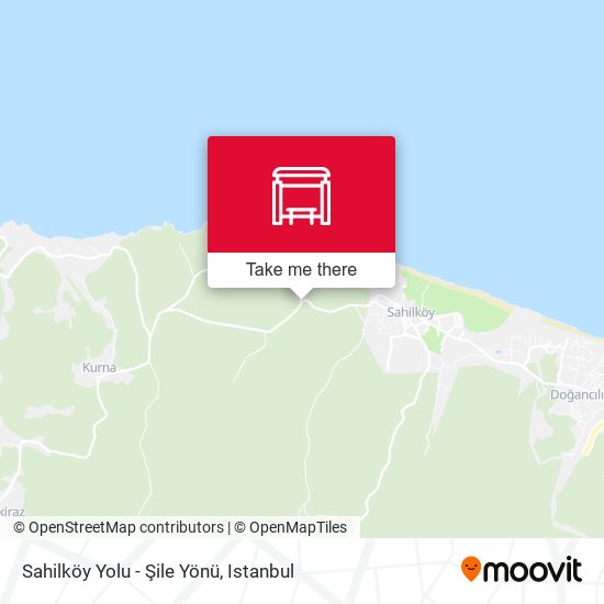 Sahilköy Yolu - Şile Yönü map