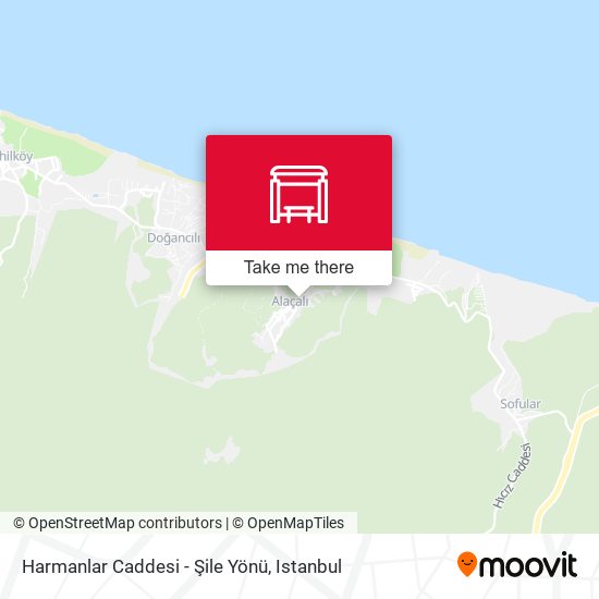 Harmanlar Caddesi - Şile Yönü map