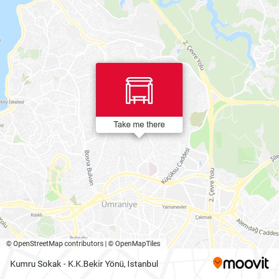 Kumru Sokak - K.K.Bekir Yönü map