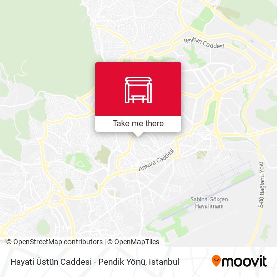 Hayati Üstün Caddesi - Pendik Yönü map