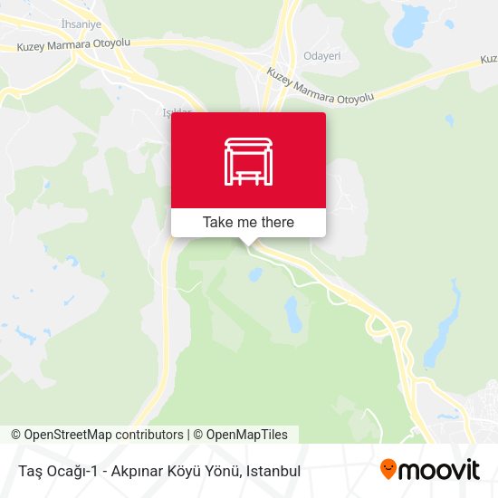 Taş Ocağı-1 - Akpınar Köyü Yönü map