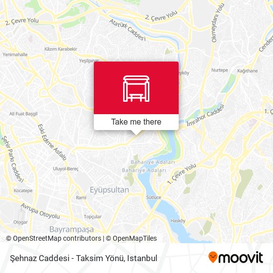 Şehnaz Caddesi - Taksim Yönü map