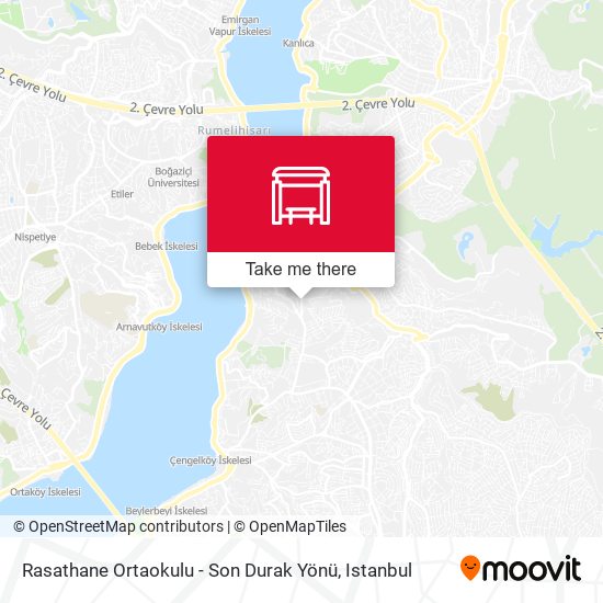 Rasathane Ortaokulu - Son Durak Yönü map