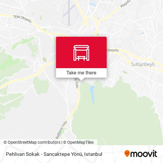 Pehlivan Sokak - Sancaktepe Yönü map